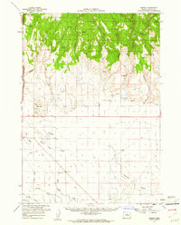 Download a high-resolution, GPS-compatible USGS topo map for Harney, OR (1961 edition)