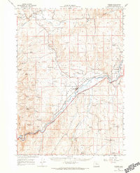 Download a high-resolution, GPS-compatible USGS topo map for Harper, OR (1968 edition)