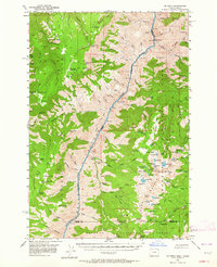 preview thumbnail of historical topo map of Wallowa County, OR in 1957