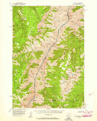 Download a high-resolution, GPS-compatible USGS topo map for He Devil, OR (1958 edition)