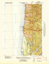 Download a high-resolution, GPS-compatible USGS topo map for Heceta Head, OR (1942 edition)
