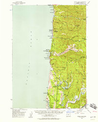 Download a high-resolution, GPS-compatible USGS topo map for Heceta Head, OR (1958 edition)