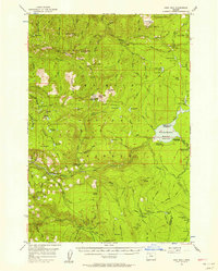 Download a high-resolution, GPS-compatible USGS topo map for High Rock, OR (1958 edition)