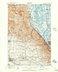 1915 Map of Hillsboro