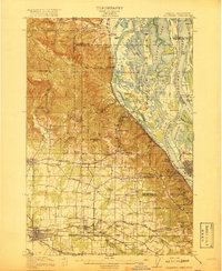 1918 Map of Hillsboro