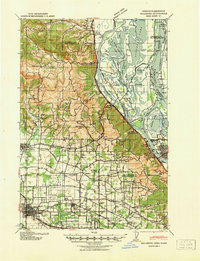 1940 Map of Hillsboro