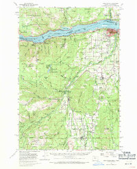 Download a high-resolution, GPS-compatible USGS topo map for Hood River, OR (1971 edition)