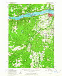 Download a high-resolution, GPS-compatible USGS topo map for Hood River, OR (1963 edition)