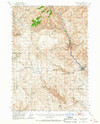 Download a high-resolution, GPS-compatible USGS topo map for Huntington, OR (1967 edition)