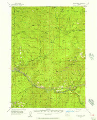 preview thumbnail of historical topo map of Douglas County, OR in 1955
