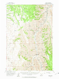 Download a high-resolution, GPS-compatible USGS topo map for Imnaha, OR (1963 edition)