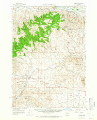 preview thumbnail of historical topo map of Malheur County, OR in 1964