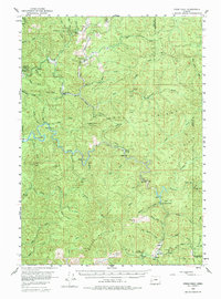 Download a high-resolution, GPS-compatible USGS topo map for Ivers Peak, OR (1984 edition)