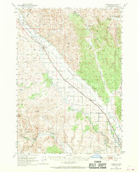 preview thumbnail of historical topo map of Malheur County, OR in 1950