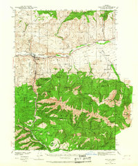 Download a high-resolution, GPS-compatible USGS topo map for John Day, OR (1967 edition)