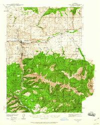 Download a high-resolution, GPS-compatible USGS topo map for John Day, OR (1960 edition)