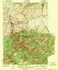 Download a high-resolution, GPS-compatible USGS topo map for John Day, OR (1943 edition)