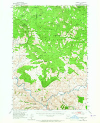 Download a high-resolution, GPS-compatible USGS topo map for Kimberly, OR (1965 edition)