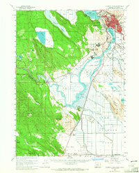Download a high-resolution, GPS-compatible USGS topo map for Klamath Falls, OR (1965 edition)