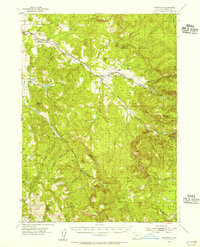 Download a high-resolution, GPS-compatible USGS topo map for Lakecreek, OR (1956 edition)