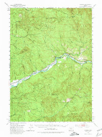 Download a high-resolution, GPS-compatible USGS topo map for Leaburg, OR (1980 edition)