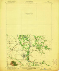 preview thumbnail of historical topo map of Lebanon, OR in 1921