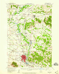 Download a high-resolution, GPS-compatible USGS topo map for Lebanon, OR (1959 edition)