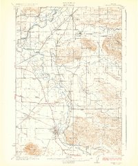 Download a high-resolution, GPS-compatible USGS topo map for Lebanon, OR (1924 edition)