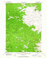 Download a high-resolution, GPS-compatible USGS topo map for Logdell, OR (1963 edition)