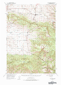 Download a high-resolution, GPS-compatible USGS topo map for Long Creek, OR (1975 edition)