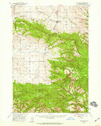 Download a high-resolution, GPS-compatible USGS topo map for Long Creek, OR (1959 edition)