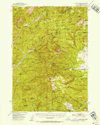 Download a high-resolution, GPS-compatible USGS topo map for Lookout Mtn, OR (1954 edition)