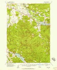 Download a high-resolution, GPS-compatible USGS topo map for Lowell, OR (1958 edition)