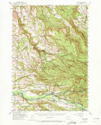 Download a high-resolution, GPS-compatible USGS topo map for Lyons, OR (1972 edition)