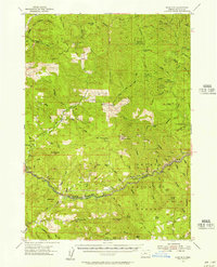 Download a high-resolution, GPS-compatible USGS topo map for Mace Mtn, OR (1957 edition)