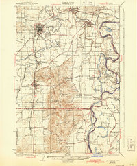 1926 Map of Mc Minnville, 1943 Print