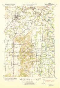1940 Map of McMinnville