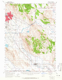 Download a high-resolution, GPS-compatible USGS topo map for Merrill, OR (1965 edition)