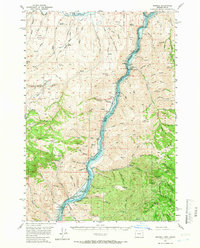 Download a high-resolution, GPS-compatible USGS topo map for Mineral, OR (1966 edition)