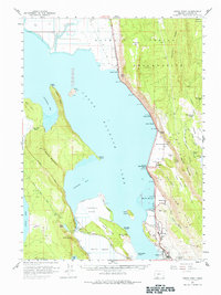 Download a high-resolution, GPS-compatible USGS topo map for Modoc Point, OR (1977 edition)