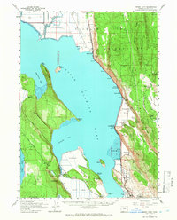 Download a high-resolution, GPS-compatible USGS topo map for Modoc Point, OR (1966 edition)