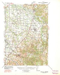 1940 Map of Molalla