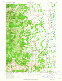 Download a high-resolution, GPS-compatible USGS topo map for Monroe, OR (1965 edition)