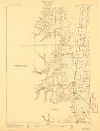 1922 Map of Monroe, OR