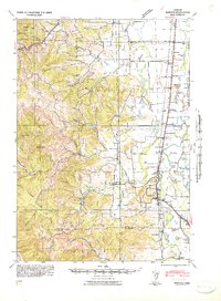 Download a high-resolution, GPS-compatible USGS topo map for Monroe, OR (1942 edition)