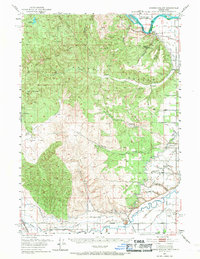 preview thumbnail of historical topo map of Malheur County, OR in 1951