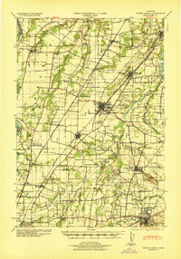 1940 Map of Mount Angel
