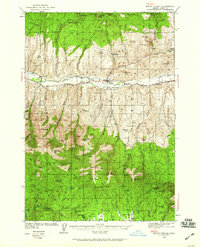 Download a high-resolution, GPS-compatible USGS topo map for Mount Vernon, OR (1959 edition)