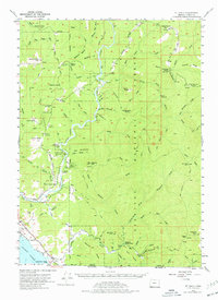 Download a high-resolution, GPS-compatible USGS topo map for Mt Emily, OR (1977 edition)