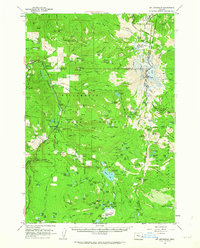 preview thumbnail of historical topo map of Linn County, OR in 1961